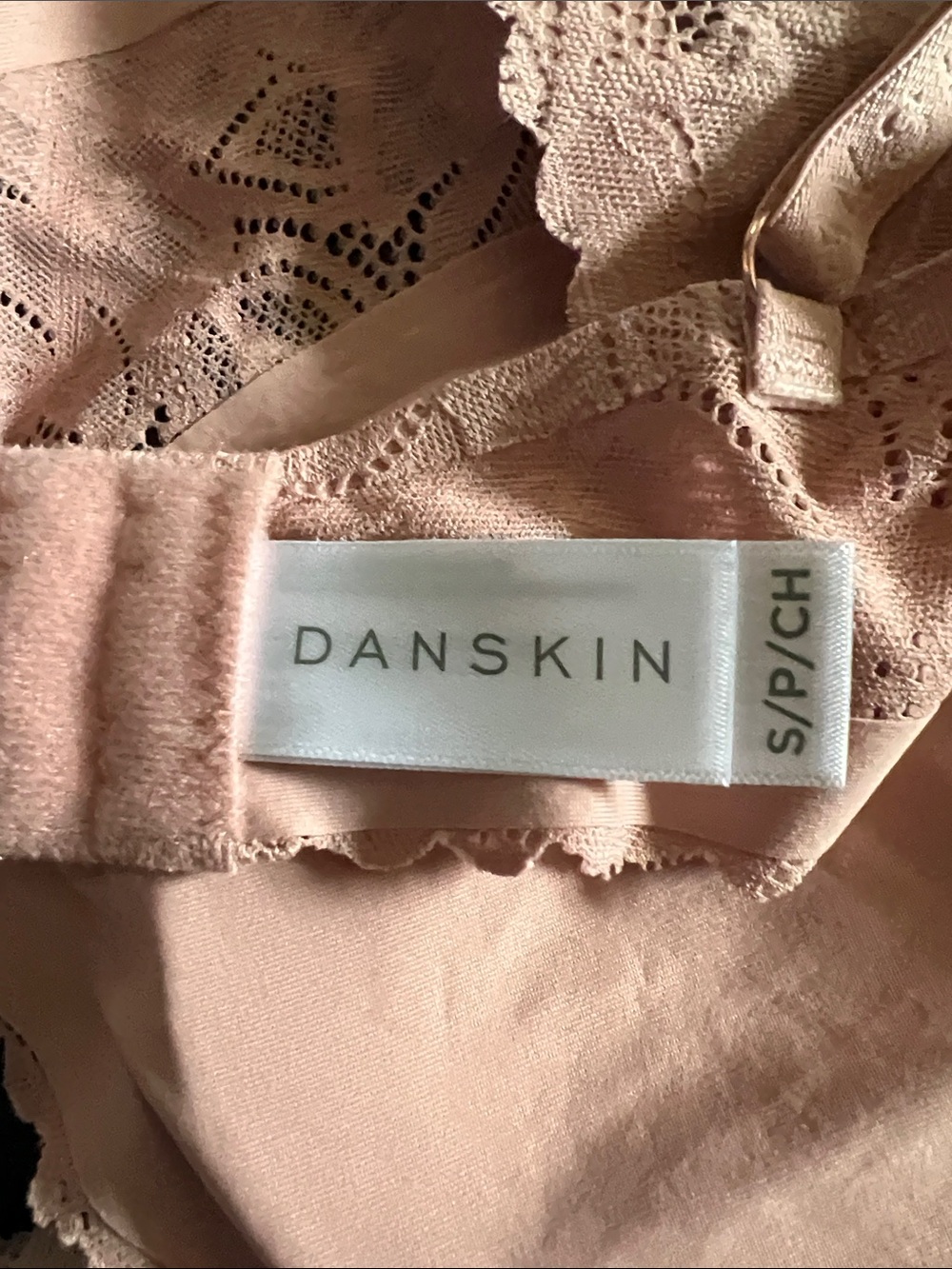 Danskin Lace Bralette Set - Pink, nude and ivory - Picture 2 of 6